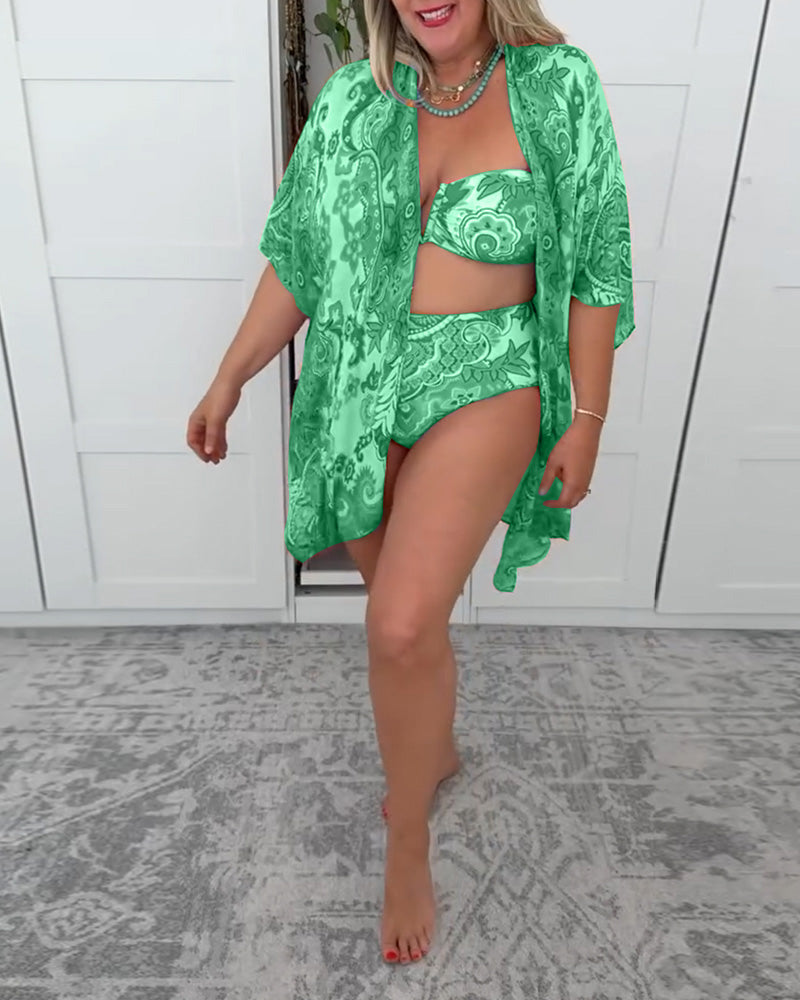 Kostium Kąpielowy Trzyczęściowy Wakacje