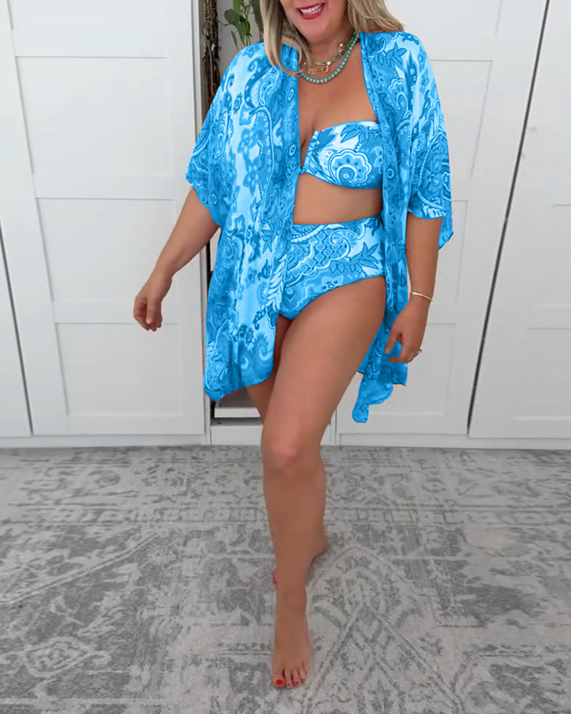 Kostium Kąpielowy Trzyczęściowy Wakacje