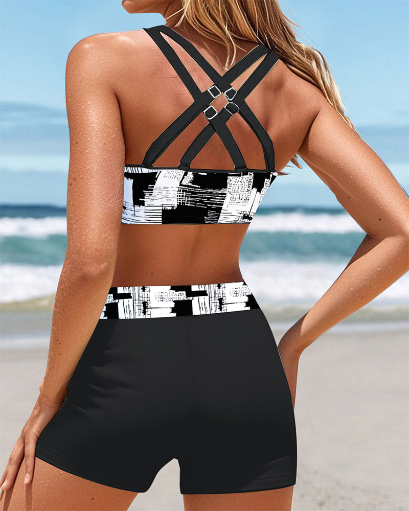 Bikini Mode Imprimé Shorty